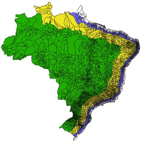 Distribution Of Population In Brazil Oc Dataisbeautiful
