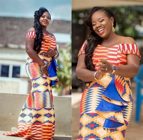 Kente Styles For Ghanaian Bride To Be-40 Beautiful Kente Styles