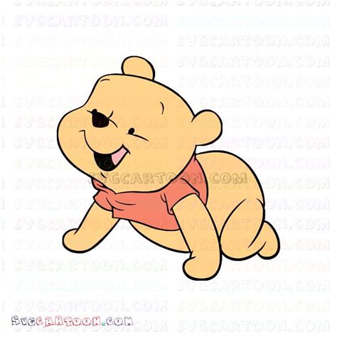 Baby Pooh Winnie The Pooh svg dxf eps pdf png | Pooh svg, Winnie the