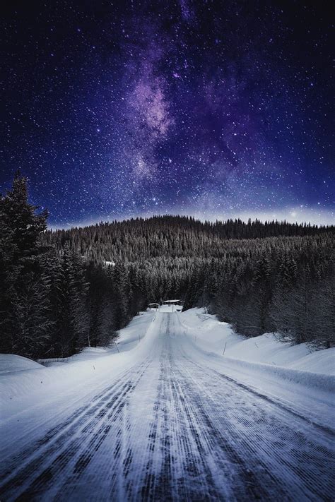 Pin By Chris Myers On Stars Winter Scenery Night Skies Winter Scenes