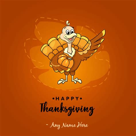 Thanksgiving, send out for pizza. Thanksgiving Turkey Cartoon Picture With Name Edit
