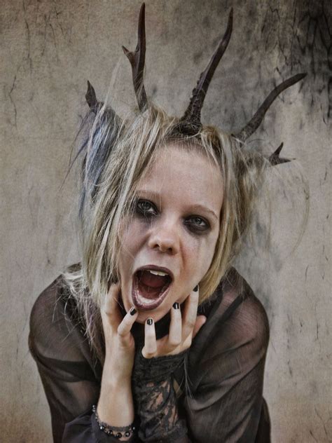 Psycho Goth By Rosenrot Photography Goth Halloween Face Makeup