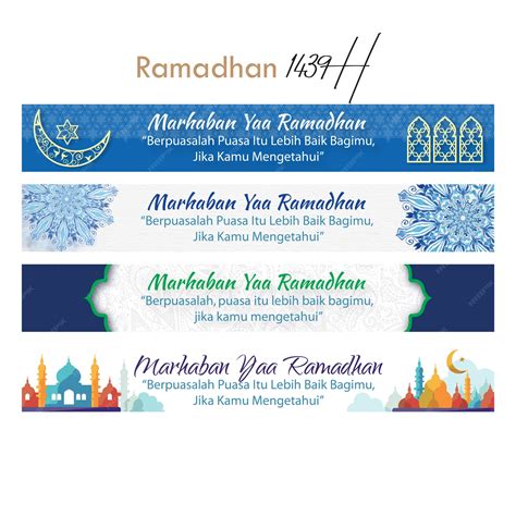 Premium Vector Marhaban Yaa Ramadhan Banner