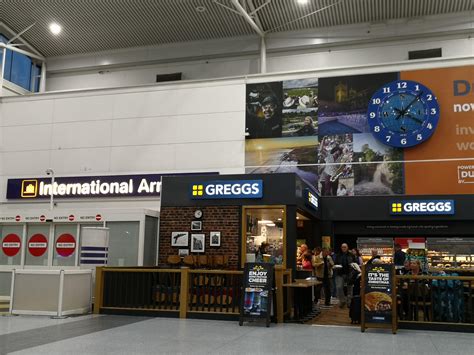 Newcastle Airport Of Course Theres A Greggs Right Outside