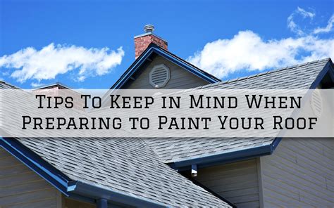 Tips To Keep In Mind When Preparing To Paint Your Roof In Evesham Nj