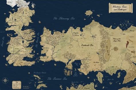 Five Of The Best Maps To Chart The World Of Game Of Thrones Tvovermind