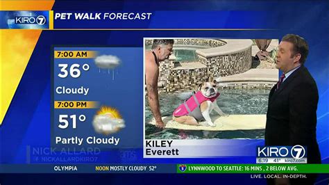 Kiro 7 Pet Walk Forecast For Monday Kiro 7 News Seattle