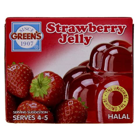 Greens Jelly Strawberry 80 Gm Gelatine Lulu Ksa