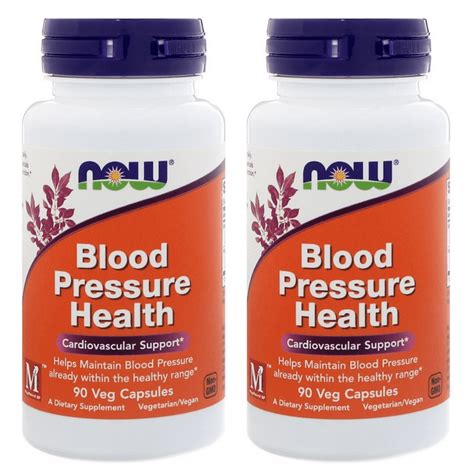 Now Foods Blood Pressure Health 90 Veg Capsules 2 Packs Walmart