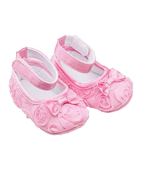 pink rosette ballerina slipper shoe pink ballet shoes ballet shoes ballerina slippers