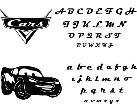 Cars Font Cars Emblem Svg Cars Logo Svg Cars Svg Cars Font Etsy Australia