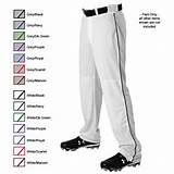 Pictures of Nike Baseball Pants With Maroon Piping