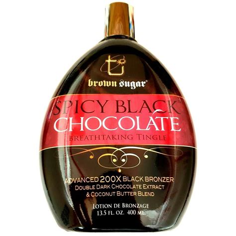 Brown Sugar Spicy Black Chocolate Tingle Bronzer Tanning Bed Lotion
