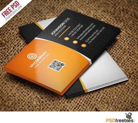 Corporate Business Card Bundle Free Psd Download Psd
