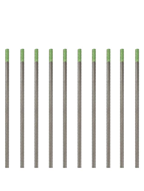 3 32 X 7 Pure Tungsten Electrode Green 10 Pack