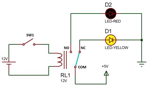 How To Connect Relay Circuit Diagram Wiring Diagram