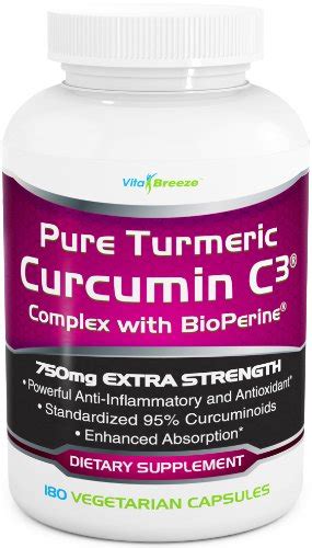 Turmeric Curcumin C Complex With Bioperine Mg Per Capsule