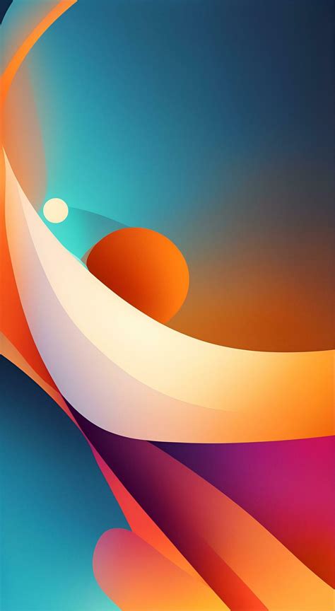 Abstract Colorfull Gradient Smooth Wave Motion Background Generative Ai