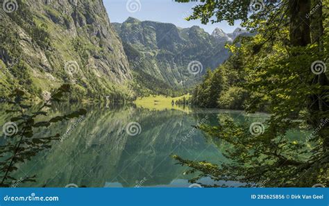 Beautiful View Of The Obersee In Berchtesgaden Germany Summer View