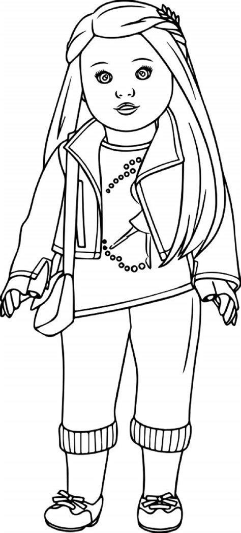 ️american Dolls Coloring Pages Free Download