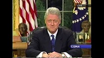 President Clinton touts gains as he bid farewell 20 years ago this hour ...