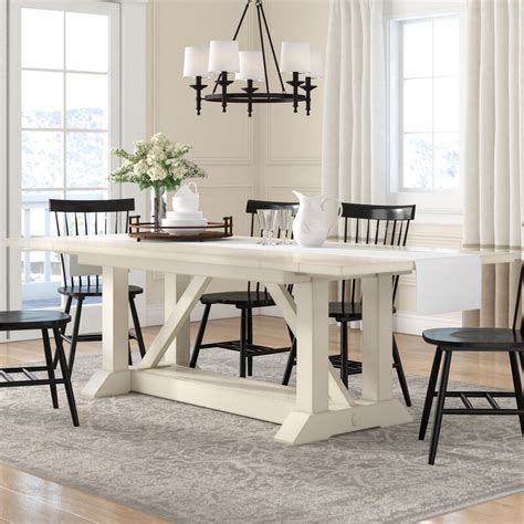 The workmanship together with the materials used in making the extendable dining tables here is superior. Birch Lane™ Lisbon Extendable Dining Table & Reviews | Wayfair
