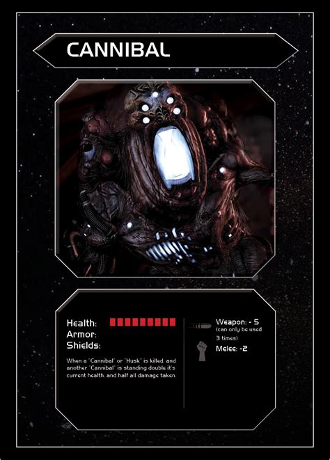 Mass Effect Cannibal Card By Equinoxparadox On Deviantart