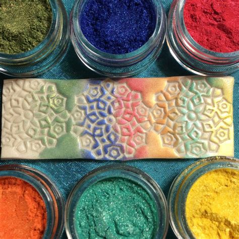 Pigments Mica Powders Summer Brights For Polymer Clay Art Jewelry And