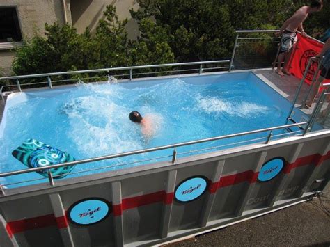 Shipping Container Swimming Pool Storage Depot