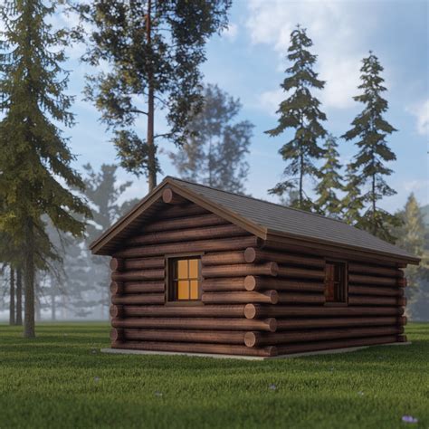 Log Trappers Cabin From Knaughty Log Homes 50000 Dollar Value