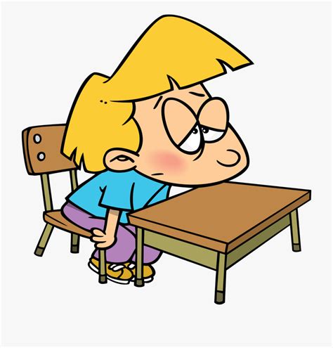 Transparent Bored Png Tired Person Clipart Transparent Cartoon