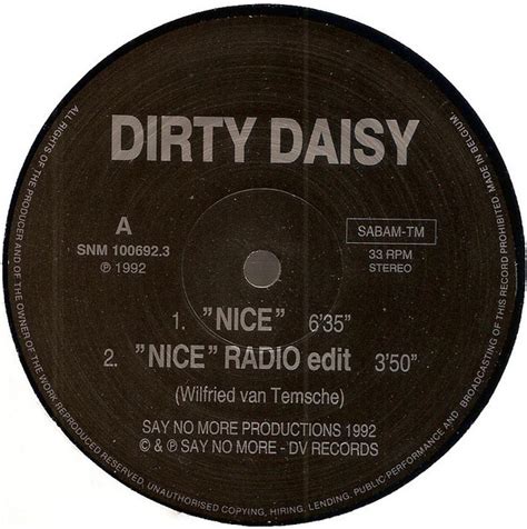 Dirty Daisy Nice 1992 Vinyl Discogs