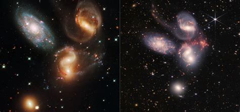 James Webb Vs Hubble Compare Their Images Side By Side