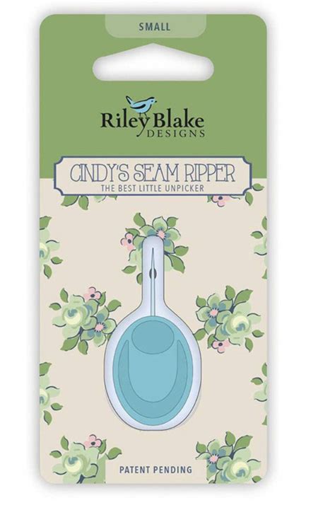 Cindy S Seam Ripper Small Aqua By Riley Blake Designs Etsy