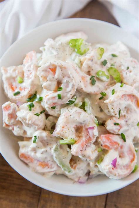 Creamy Shrimp Salad Recipe Dinner Then Dessert