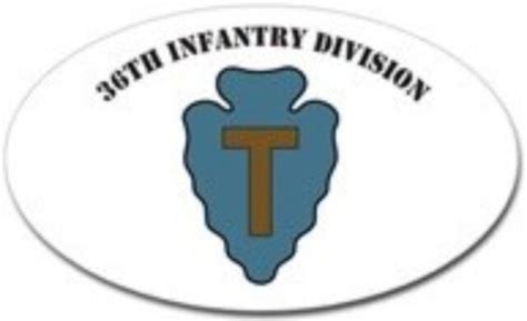 Us Army 36th Infantry Division Window Wall Vinyl Decal Sticker