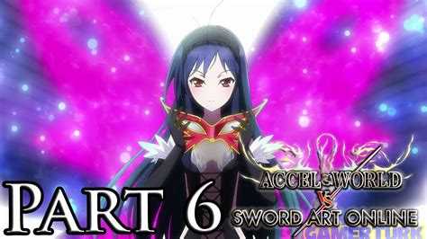Accel World Vs Sword Art Online Kuroyukihime And Haruyuki Part 6ps4english Youtube