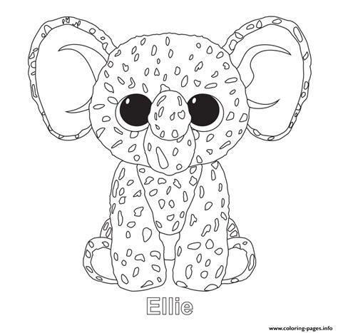 Beanie Boo Coloring Pages That You Can Print Coloringpages2019