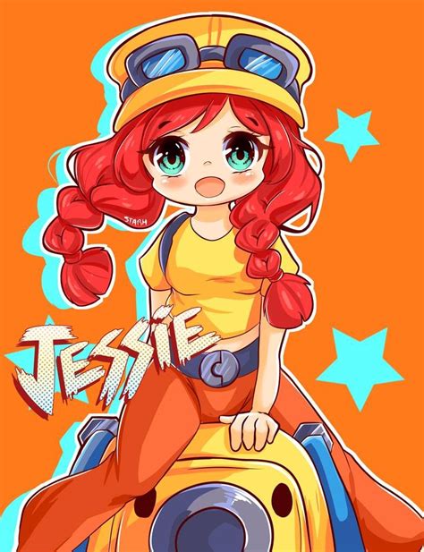 Supercell brawl star character fan art deviantart cute stars stars anime star art. Jessie Brawl Stars by https://www.deviantart.com/starhsama ...