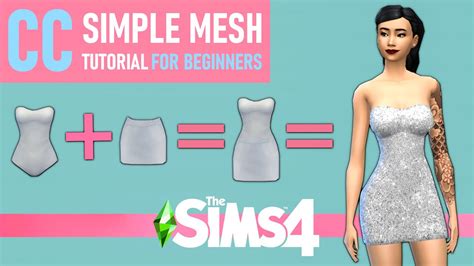 How To Make Clothes In The Sims Merging Meshes Easy Simple