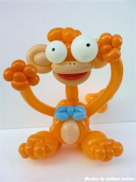 Funny Balloon Monkey Made By Balloontwistee Balloon Sculptures