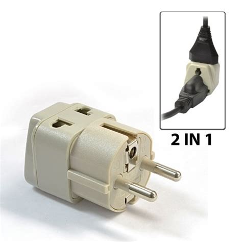 European Power Adapter Plug By Orei Perfect For Travel To Europe