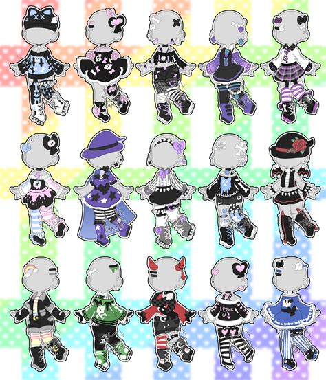 Pastel Goth Outfit Adoptables Closed By Horror Star Pastel Goth