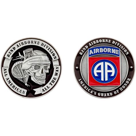 Challenge Coin 82nd Airborne Coin Coins And Cases Food And Ts Shop