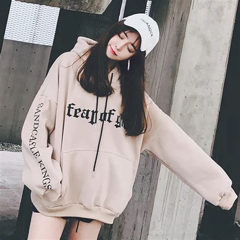 Sweatshirt Female Korean Fashion Of The Wave Of Students Loose Bf