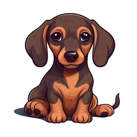 Dachshund Dog Clipart Ai Generated 24077620 Png