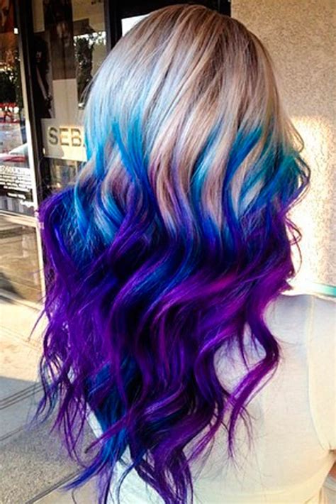 Fabulous Purple And Blue Hair Styles LoveHairStyles Com