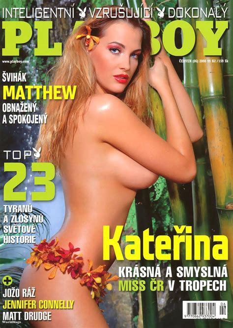 Cover Of Playbabe Czech Republic With Katerina Sokolova June ID Magazines The FMD