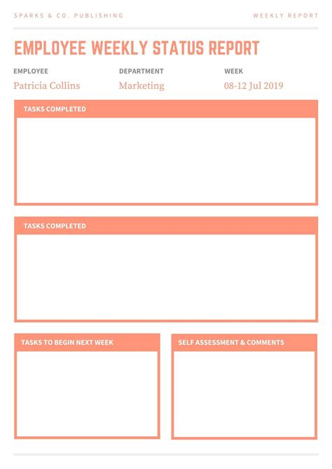 Free Printable Customizable Daily Report Templates Canva Hot Sex Picture