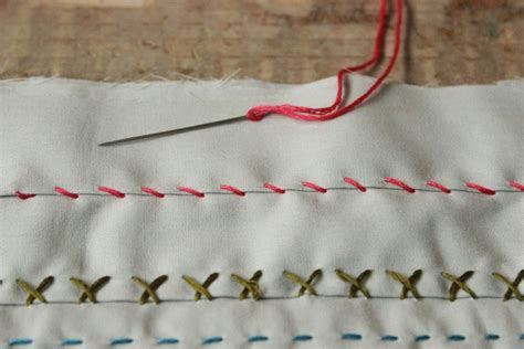 how to sew six basic hand stitches